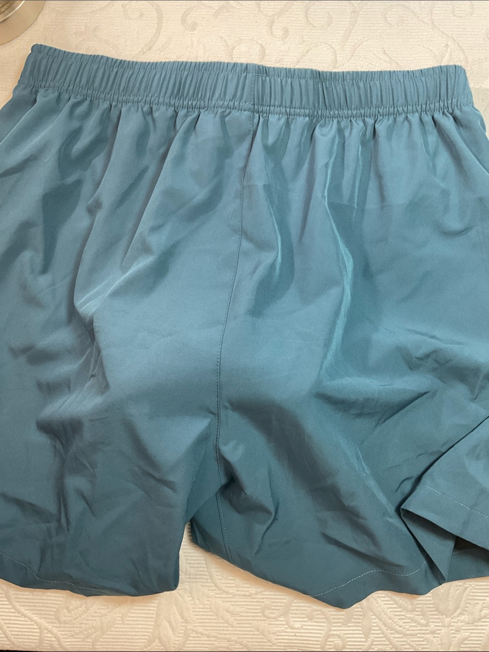 Men's Bikewa Cycling shorts with inner short and padding Teal Blue. XL - Picture 9 of 10
